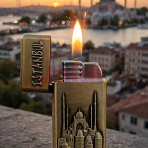 Golden Istanbul Mosque Lighter