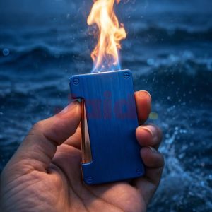 Ocean Blue Card Lighter