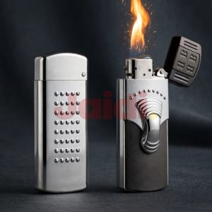 Silver Stud and Eagle Claw Duo Lighter